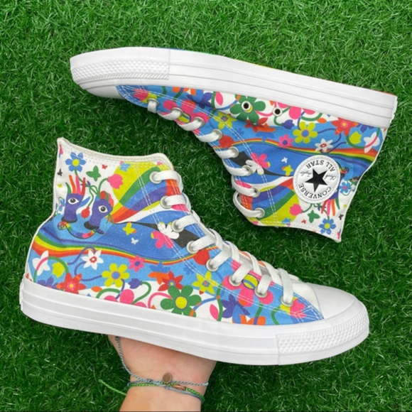 Converse Other - Converse All Star Chuck Taylor Ctas Hi Rainbow Lgbtq Pride
